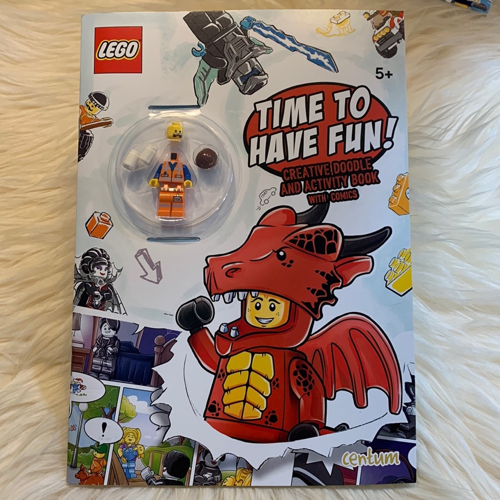 SALE!! Lego activity book with mini figure NEW